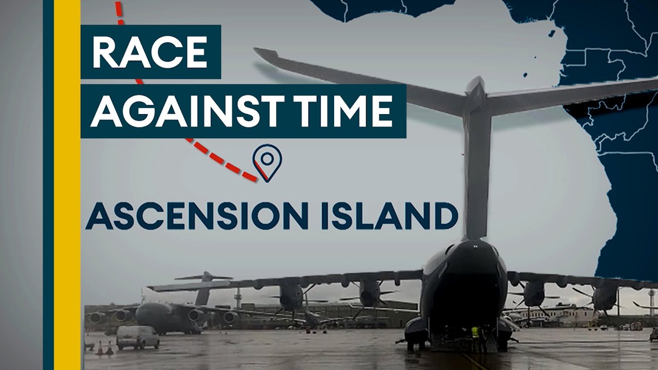 How The RAF Flew COVID Vaccines To Ascension Island! ✈️🌍