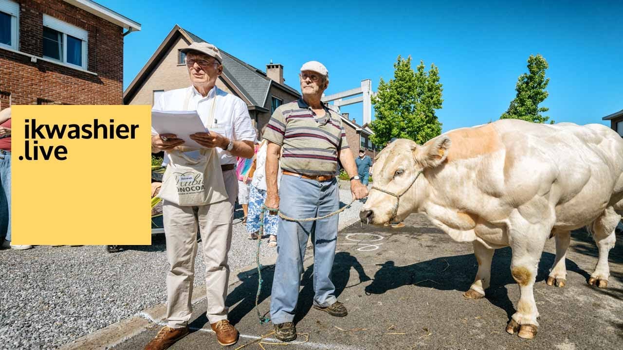 43e Varkensmarkt en jaarmarkt tijdens de kermis en Kanaalfeesten op Humbeek Sas, Grimbergen