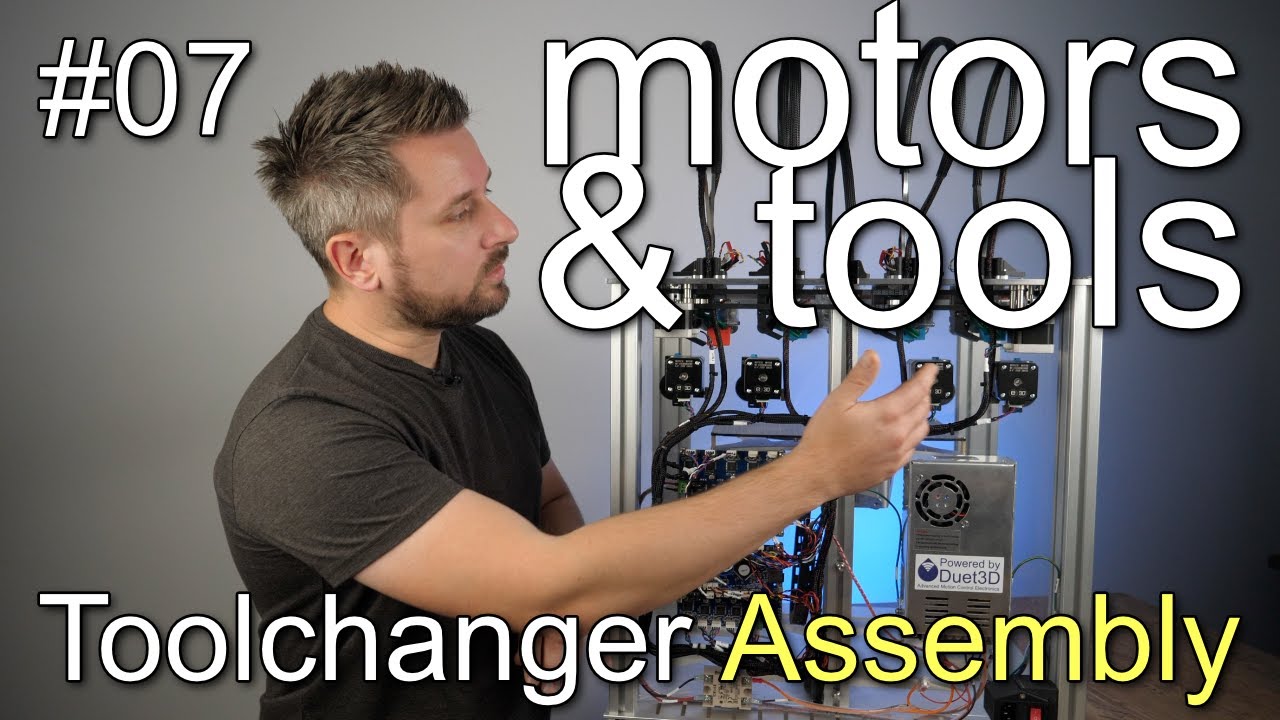 E3D Toolchanger -Assembly #07 - Connecting Motors & Tools