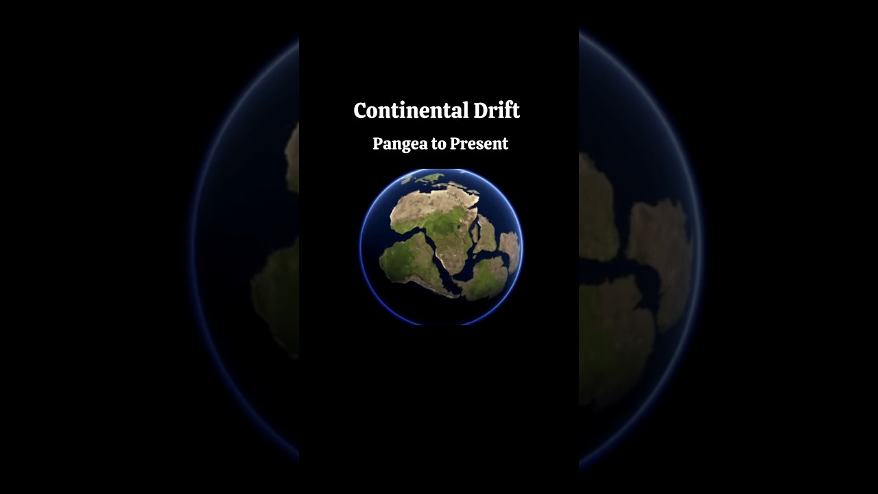 Continental Drifting :- Pangea to Present Time⌛#shorts #continental #status #country #pangea #earth🌍