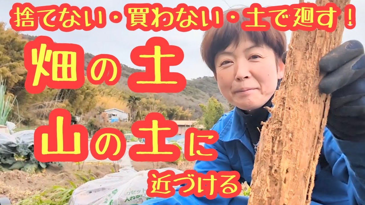 畑の土を山の土に近づける〜水と草と土の話〜