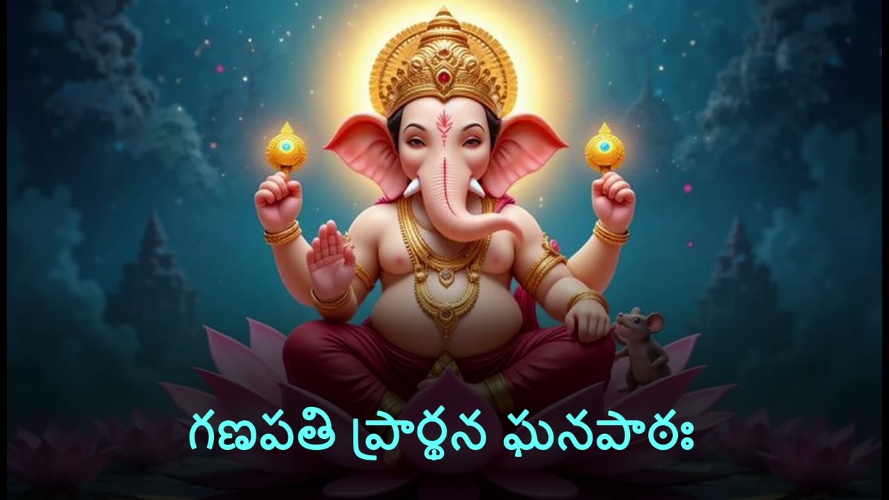 గణపతి ప్రార్థన | Ganapati Prarthana | Powerful Ganesha Prayer for Success Prosperity | Bhakti songs