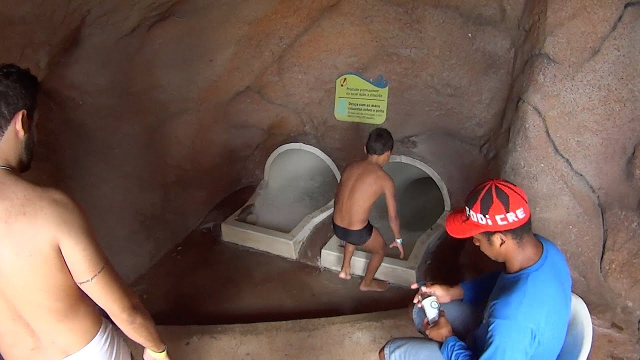 Dangerous Cave Water Slide at diRoma Acqua Park