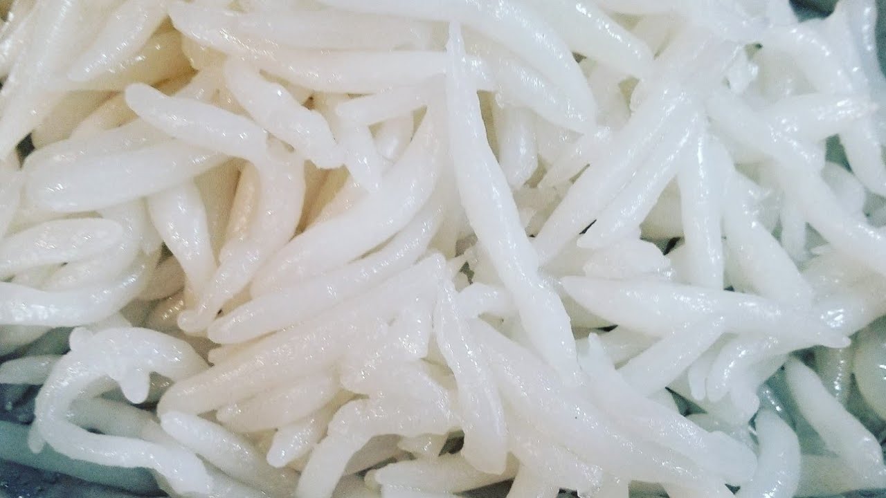 How To Make Loh Shee Fun or Needle Noodles( Mì kim)银针粉
