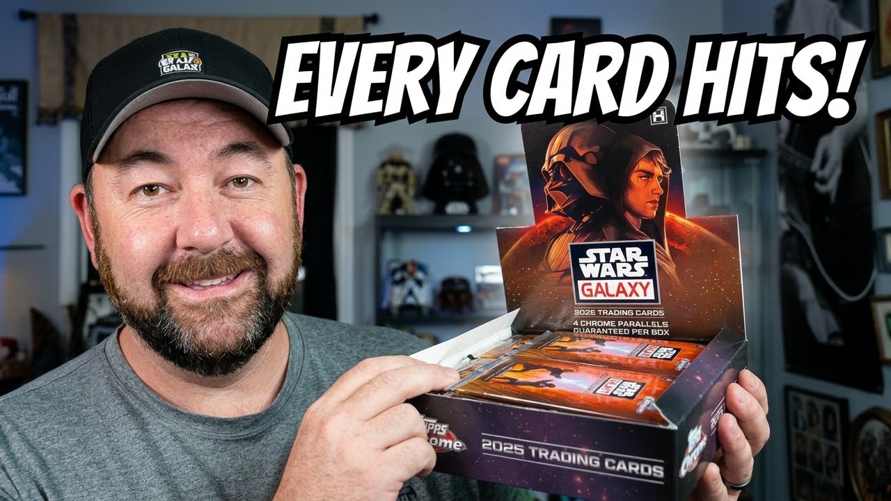 🌌 Почему набор карточек Star Wars Galaxy 2025 Topps Chrome — ЛУЧШИЙ набор карточек Star Wars