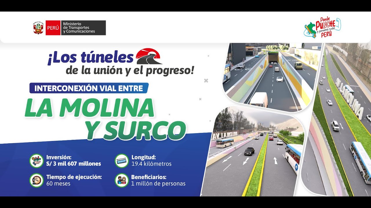 &iexcl;El #MTC present&oacute; el megaproyecto de Interconexi&oacute;n Vial entre La Molina y Surco!