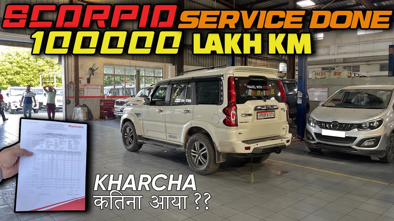 Scorpio 100000 Lakh Km service With price and all details 😮