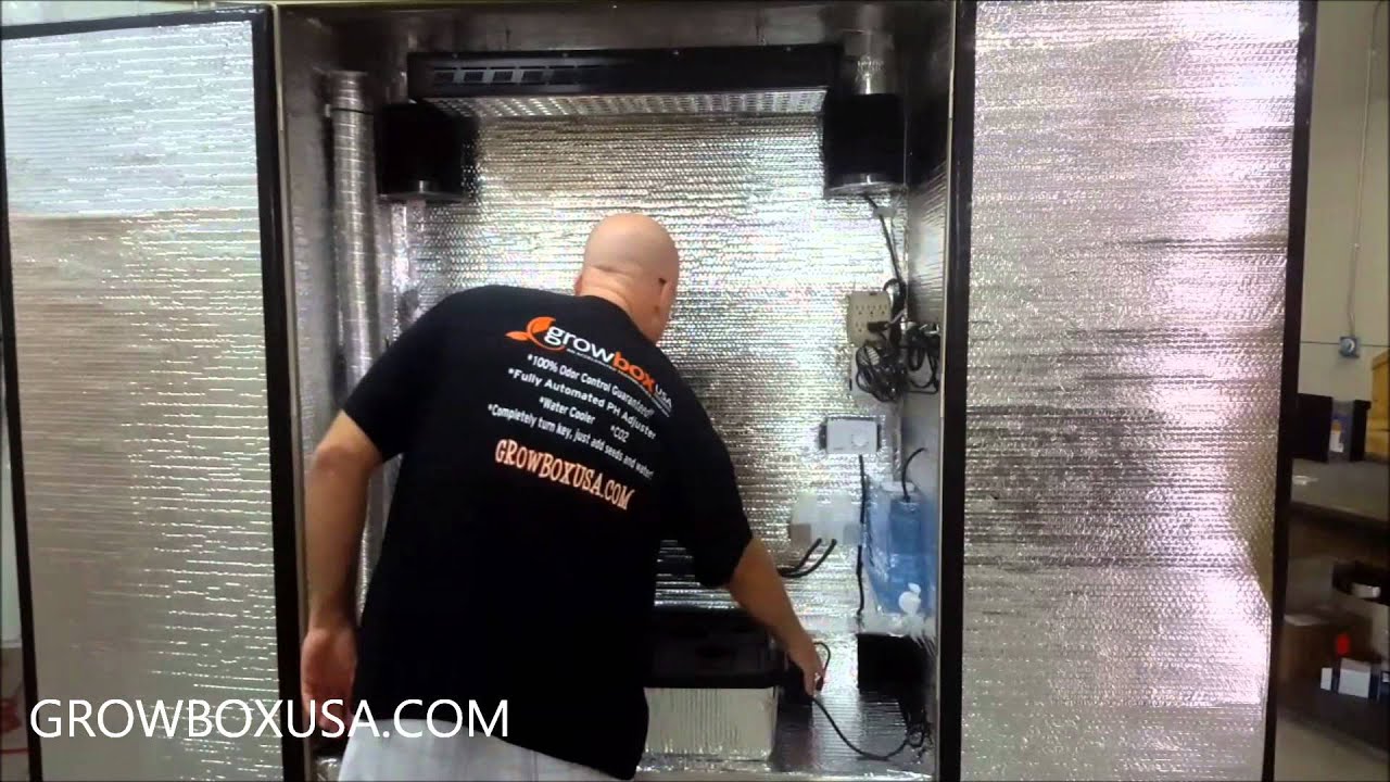 Grow Box USA Silverback EC (Environmental Control) Stealth Grow Box Walkaround!