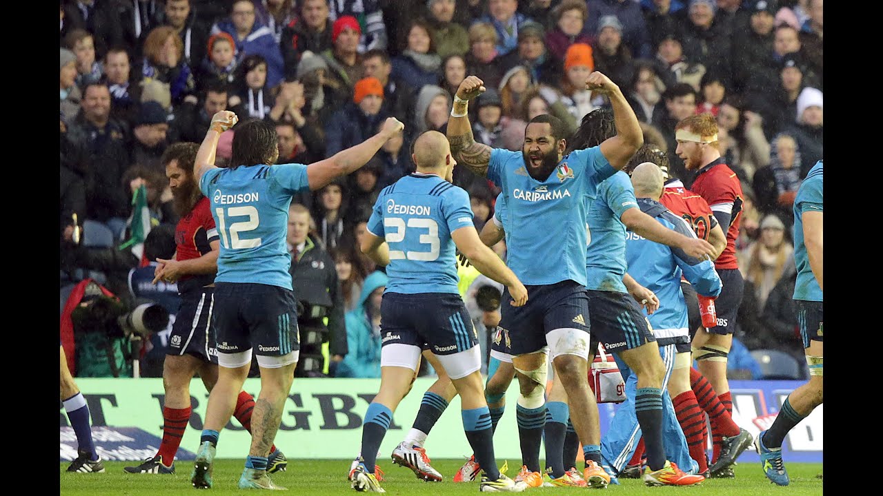 Penalty Try ensures famous Italian Win, Scotland v Italy, 28th Feb 2015