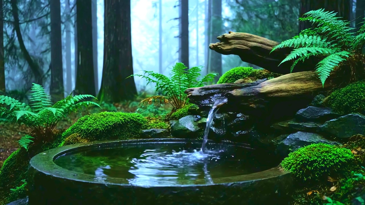 Water Sounds and Relaxing Music 🌿 Deep Healing, Stress Relief, Inner Peace