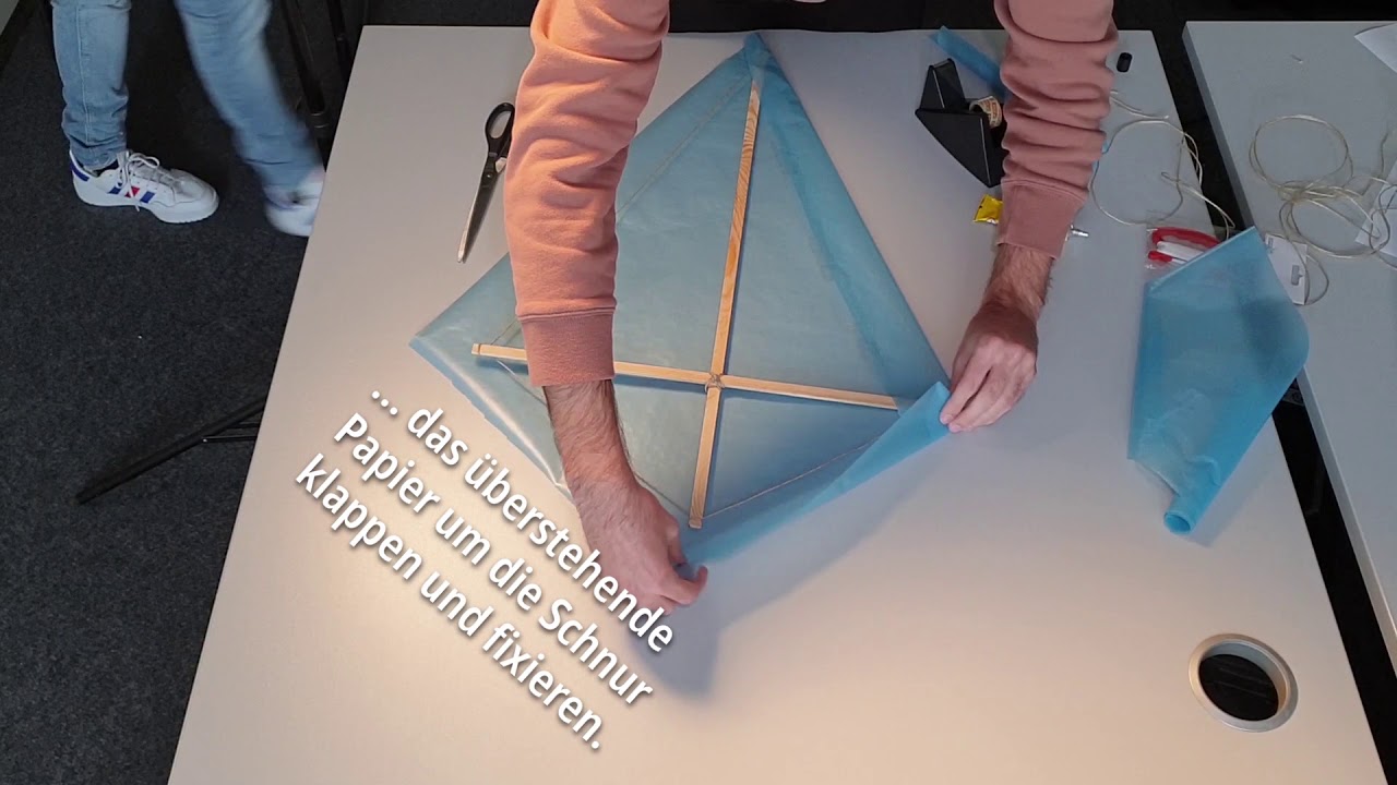 So baut ihr einen Drachen