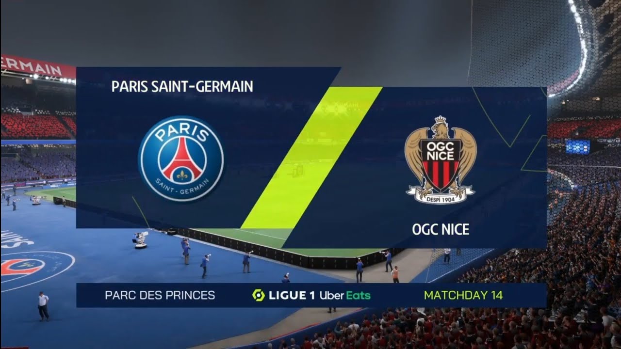 FIFA 22: PSG vs Nice (Ligue 1) (PS4 slim)