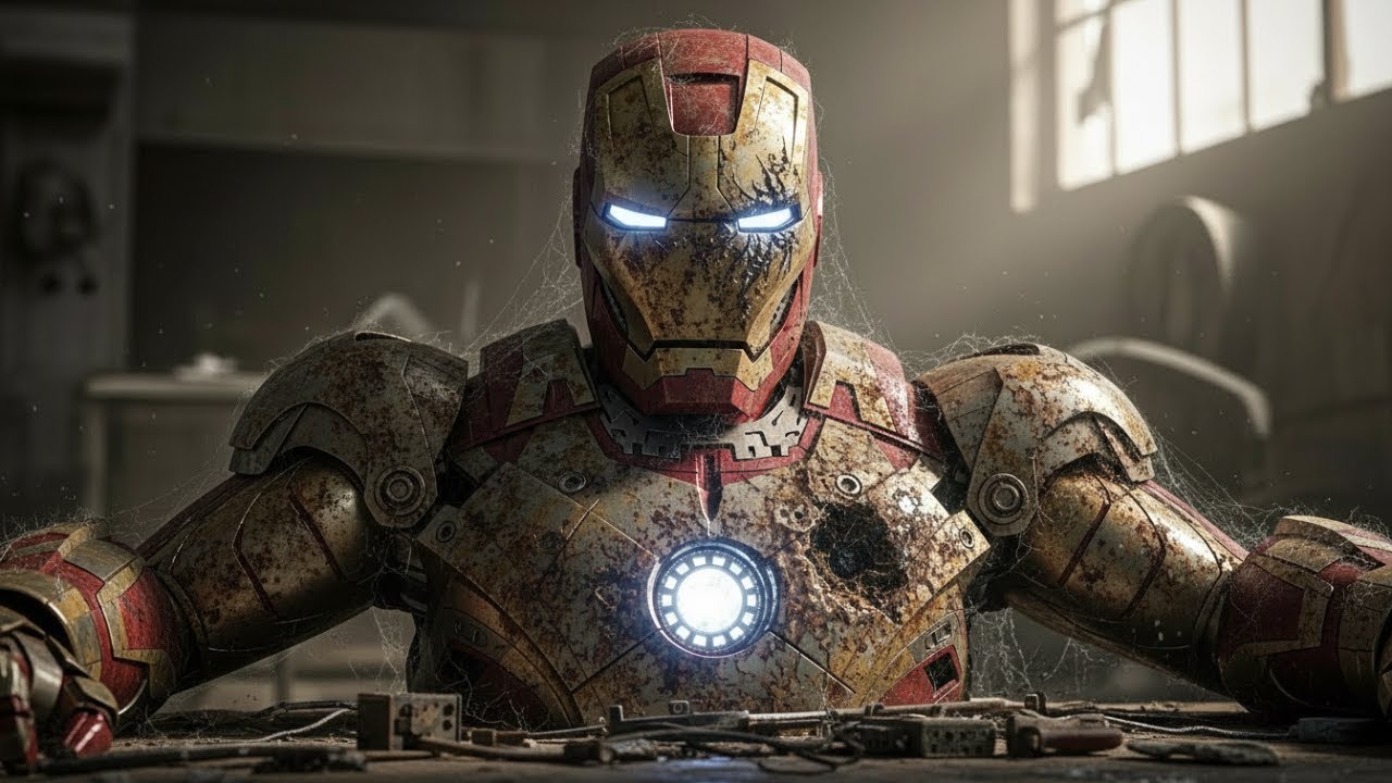 Abandoned Iron Man Suit Restoration ASMR | Satisfying Rust Removal & Full Repair