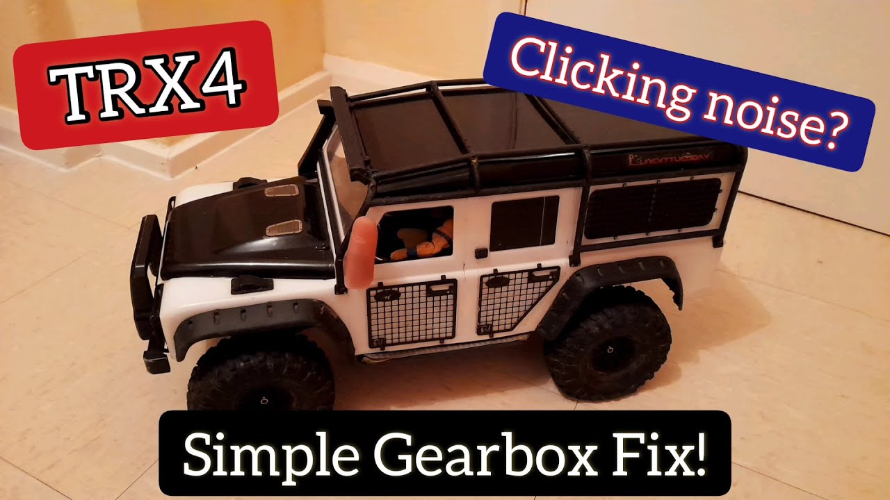 Traxxas Trx4 clicking issue fixed. Gearbox? Motor and mount?