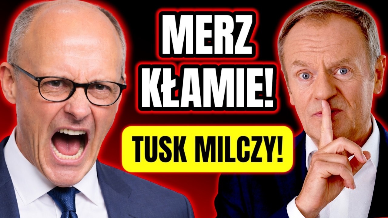 MERZ UDERZA W POLSKĘ! TE SŁOWA WYWOŁAŁY BURZĘ! TUSK MILCZY!