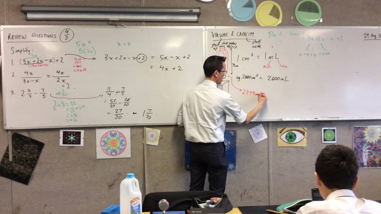 Volume and Capacity (Converting between units of volume)