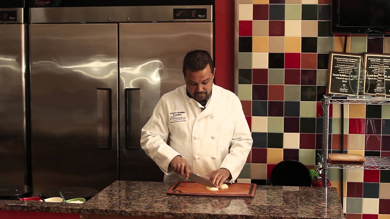 The Stocked Pot & Company Cooking School and Culinary Team Building Activities: Cutting Potatoes