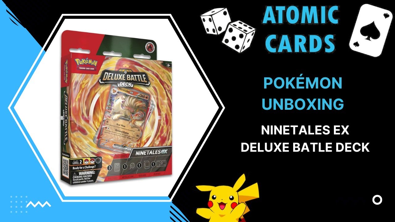 Pokémon Unboxing - Ninetales ex Deluxe Battle Deck