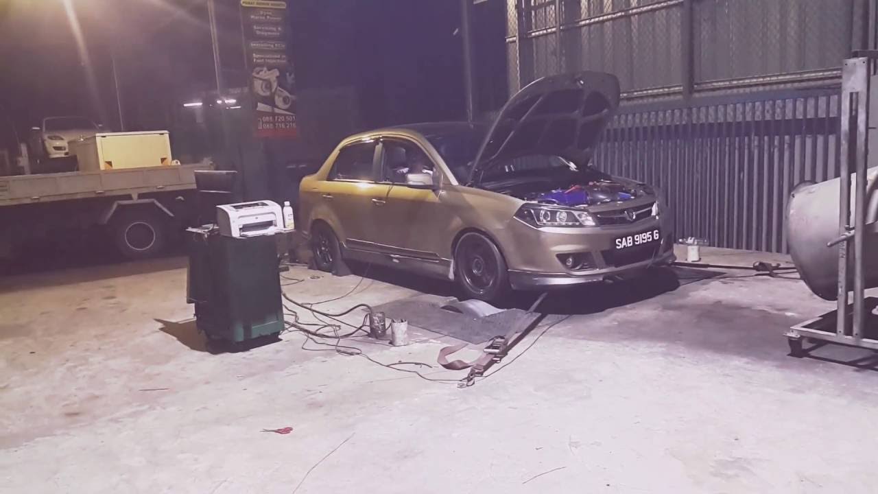Saga Flx Engine 4G93 1.8L With Mivec Dyno