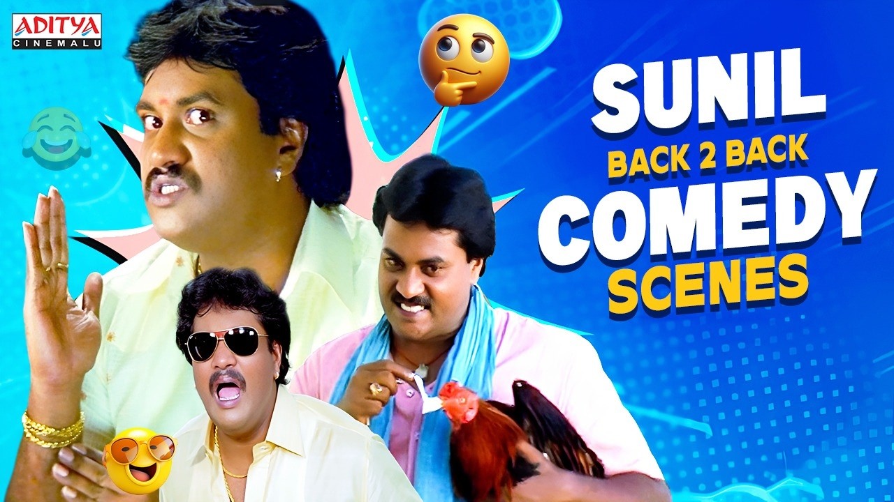 Sunil Comedy Scenes Telugu | Back to Back Comedy Movie Scenes | Telugu Movies | Aditya Cinemalu