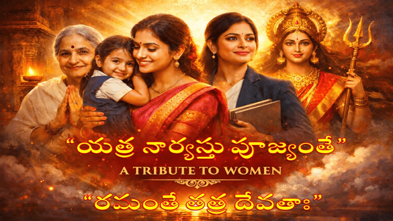 Salute to Woman Power | యత్ర నార్యస్తు పూజ్యంతే... | A humble Tribute | Respect Women | Manu Talks