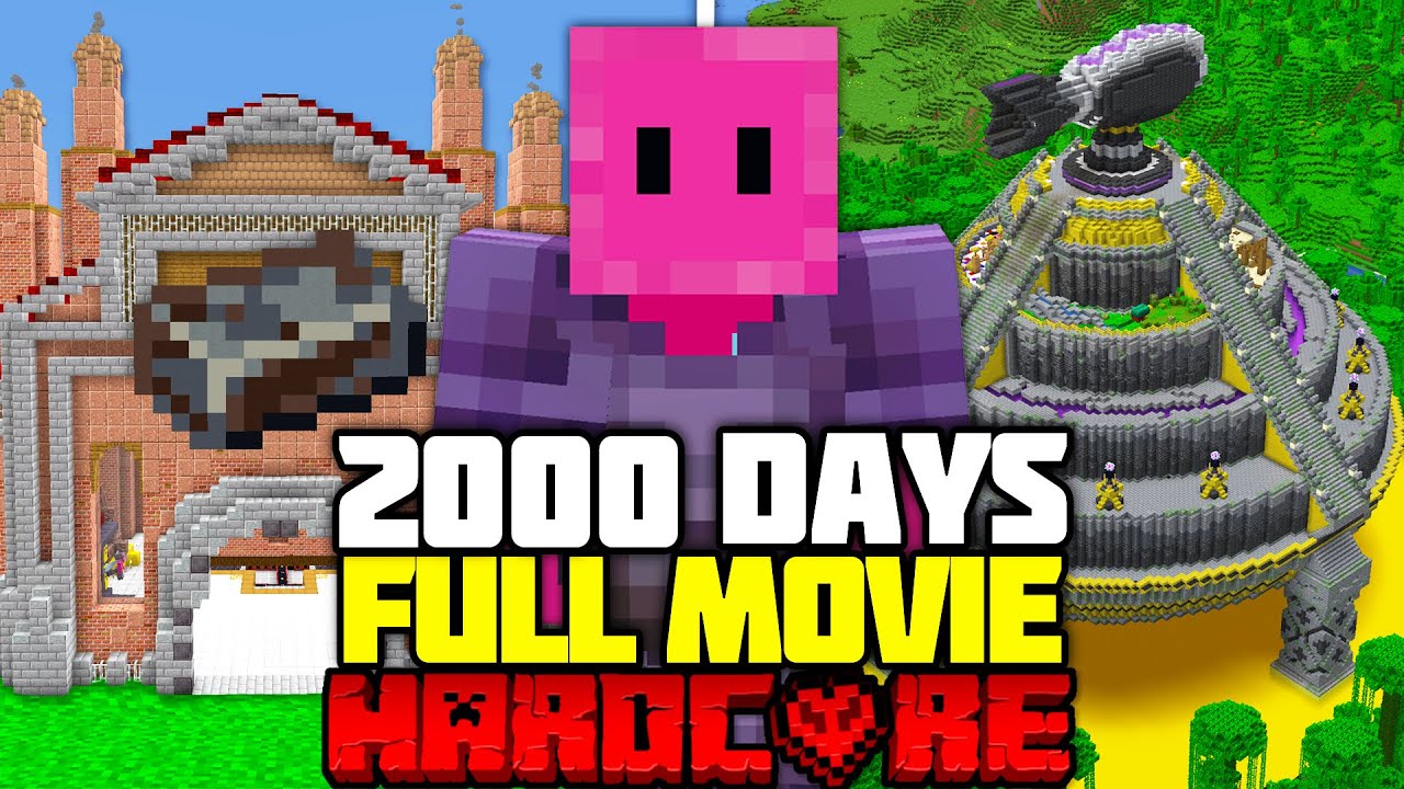 I Survived 2000 Days in Minecraft Hardcore! [FULL MINECRAFT MOVIE]