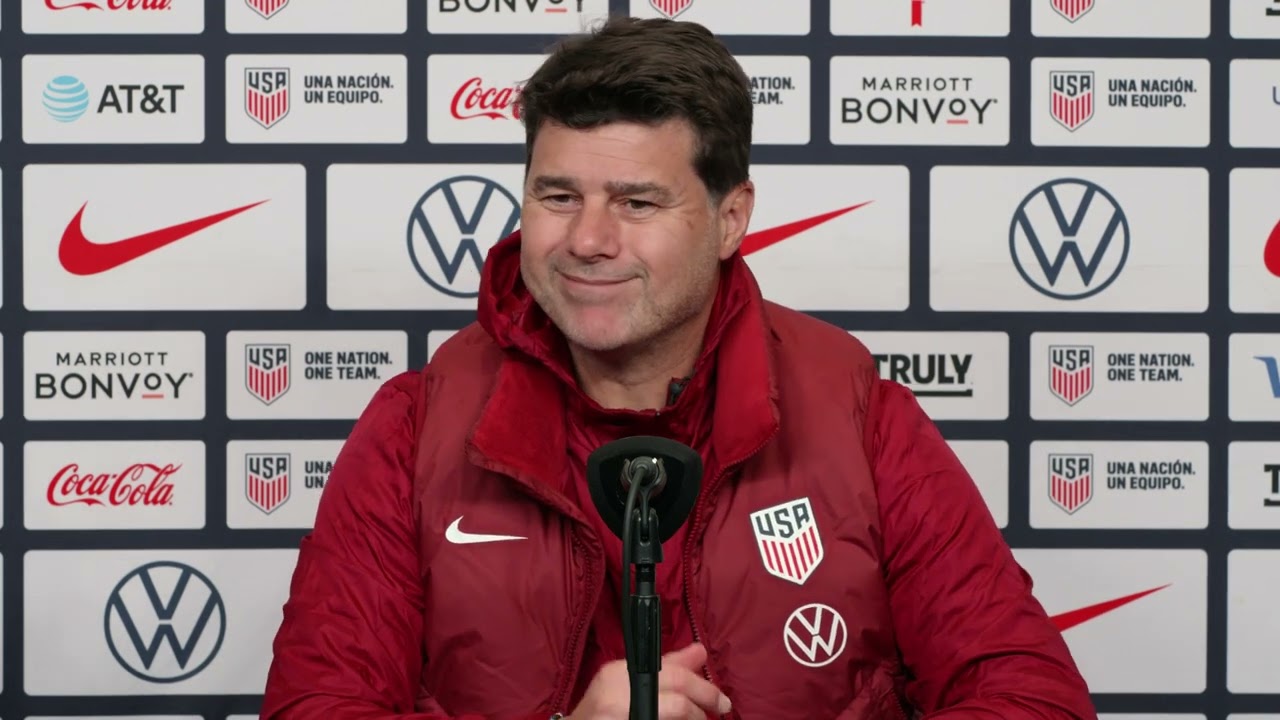 USMNT head coach Mauricio Pochettino talks prior Concacaf Nations League match vs Jamaica