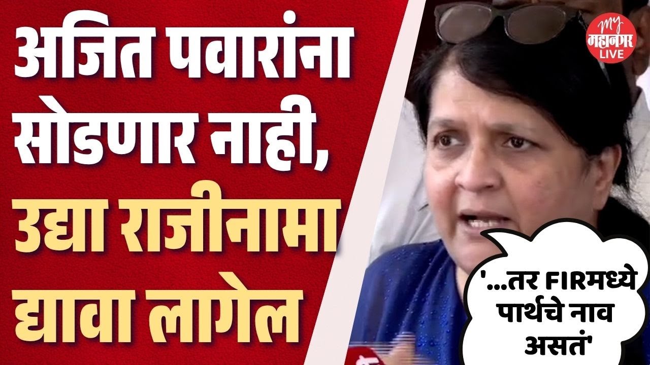अजित पवारांना सोडणार नाही, अंजली दमानियांचा थेट इशारा | Anjali Damania On Parth Pawar Case