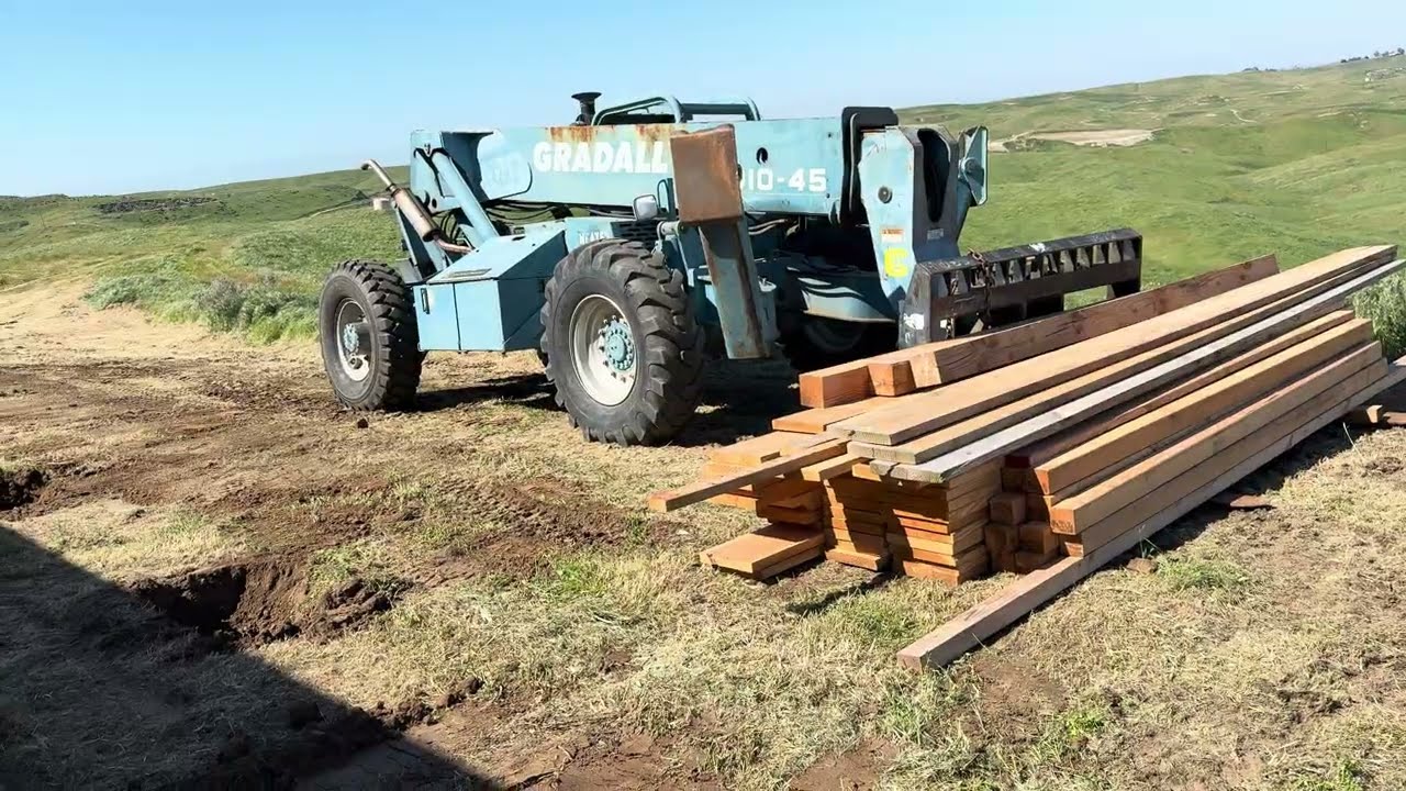 We are building a deck from leftovers.