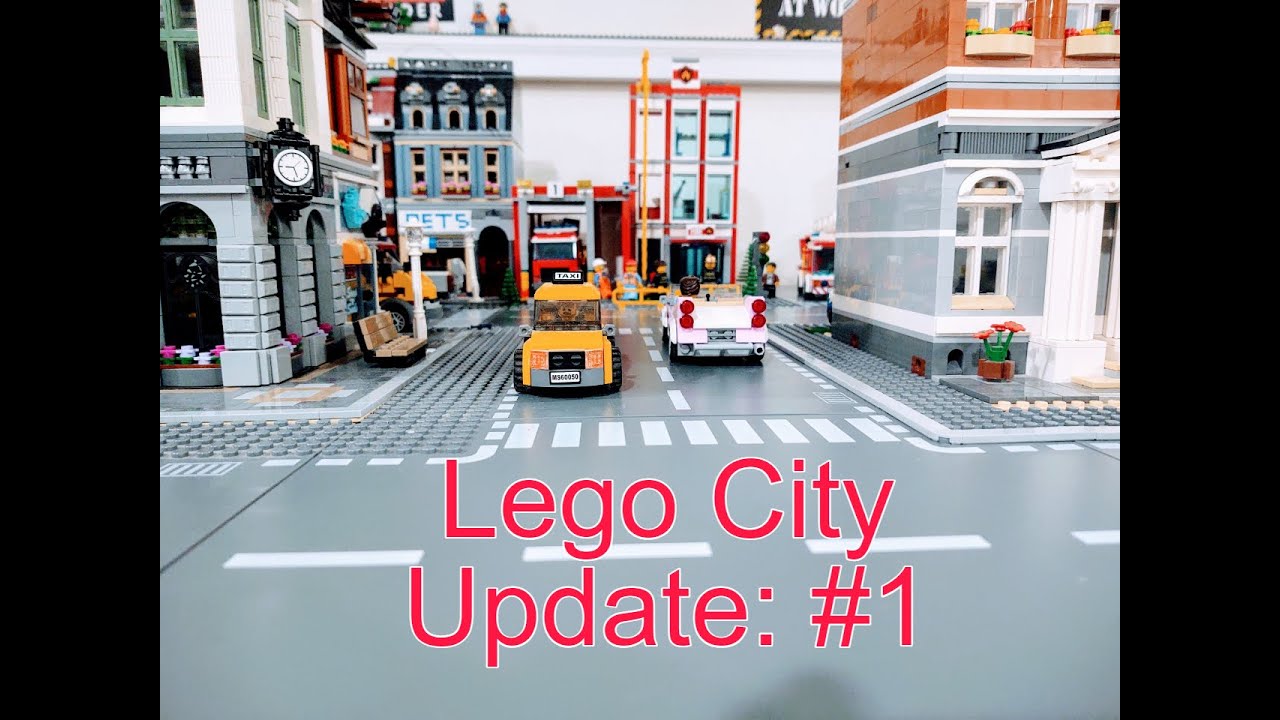 Lego City Update #1: Fire Station and Gas Station MOC's!