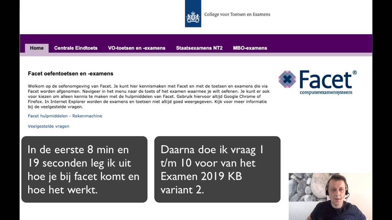 VMBO Kader (KB) Examen Nask 2019 Deel 1 vr. 1-10  digitaal met Facet
