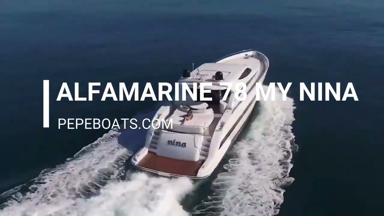 Alfamarine 78 PepeBoats Ibiza 2025 alquiler de barcos Ibiza