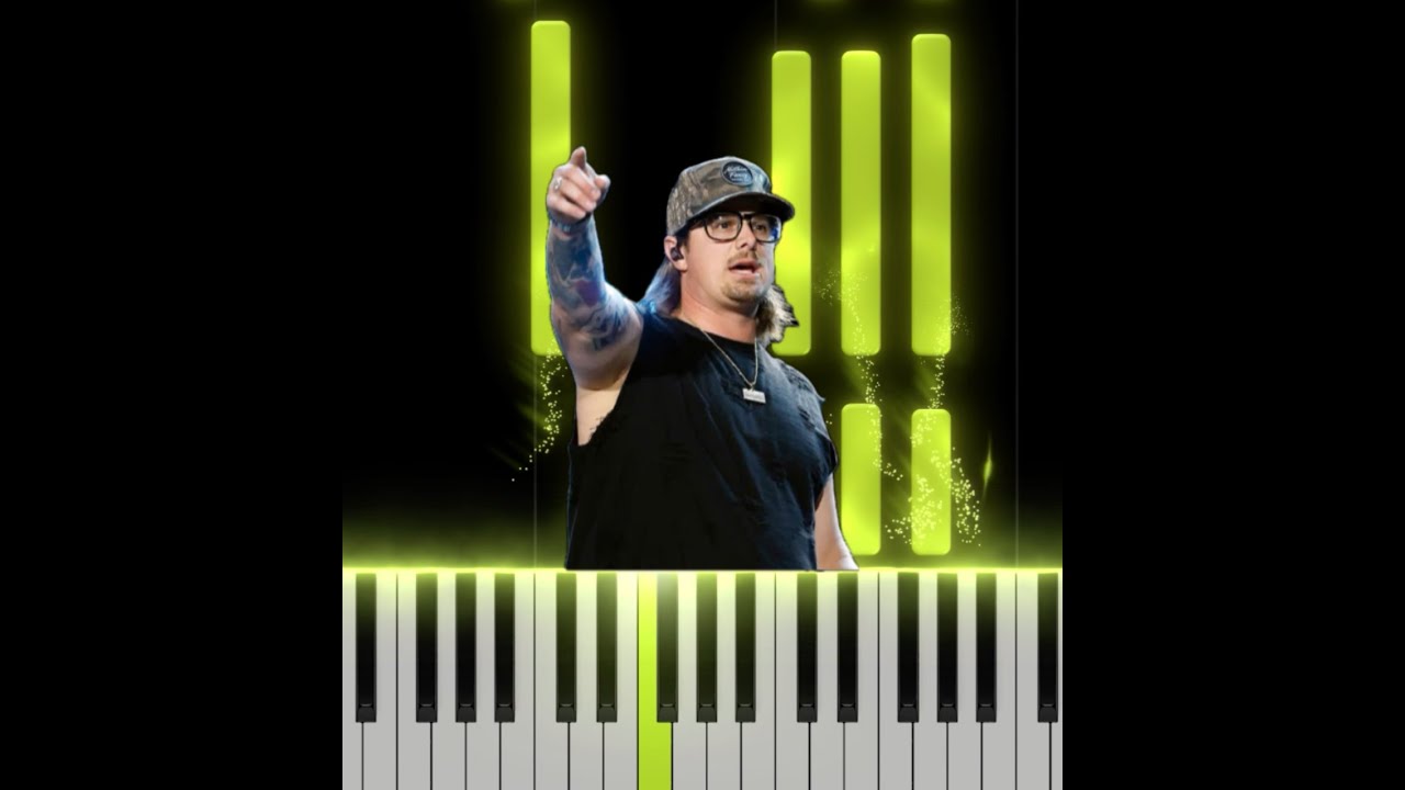 HARDY- Favorite Country Song Piano Tutorial (Beginner / Easy Chords)