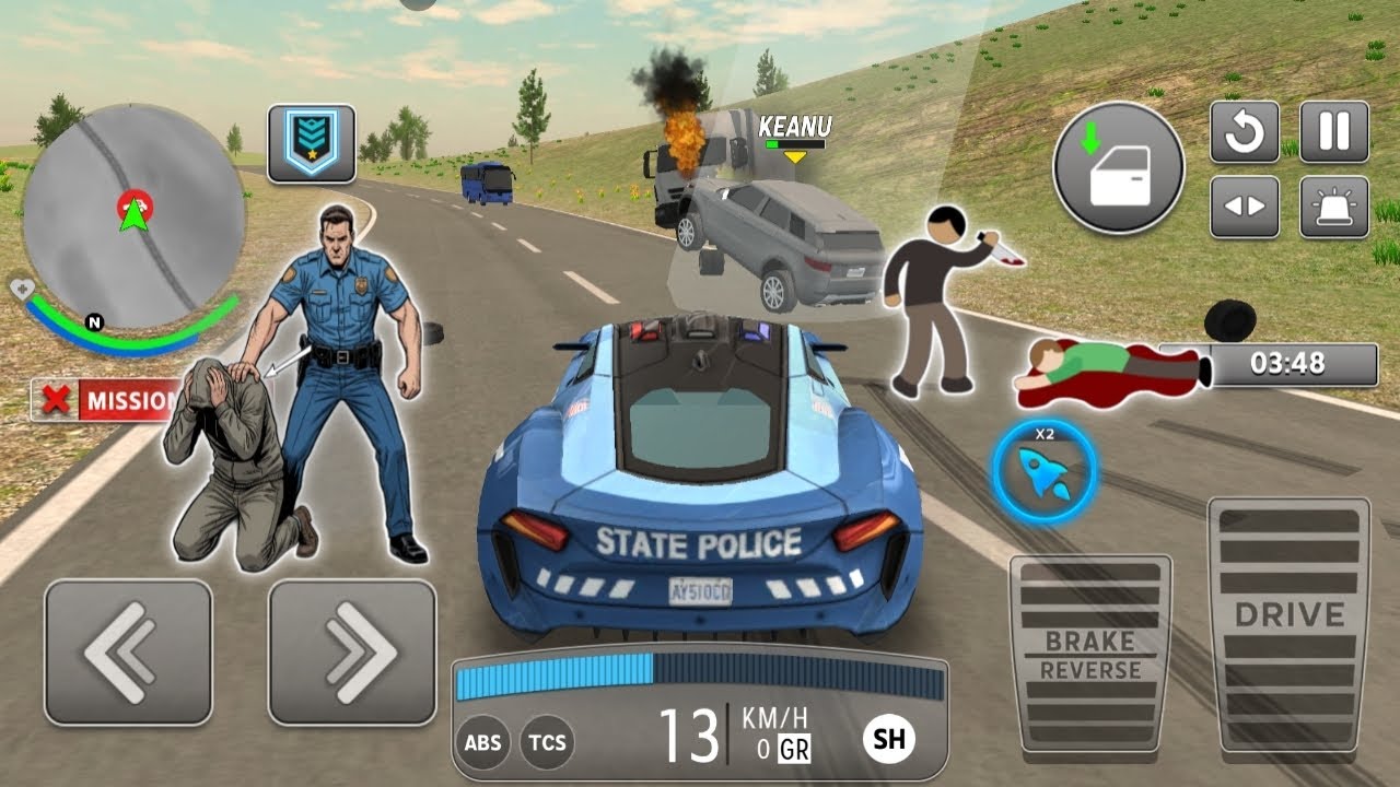 Real Cop Cars Driving Simulator | Android Gameplay Police Car Chase Simulator 2026 | Extreme Driving