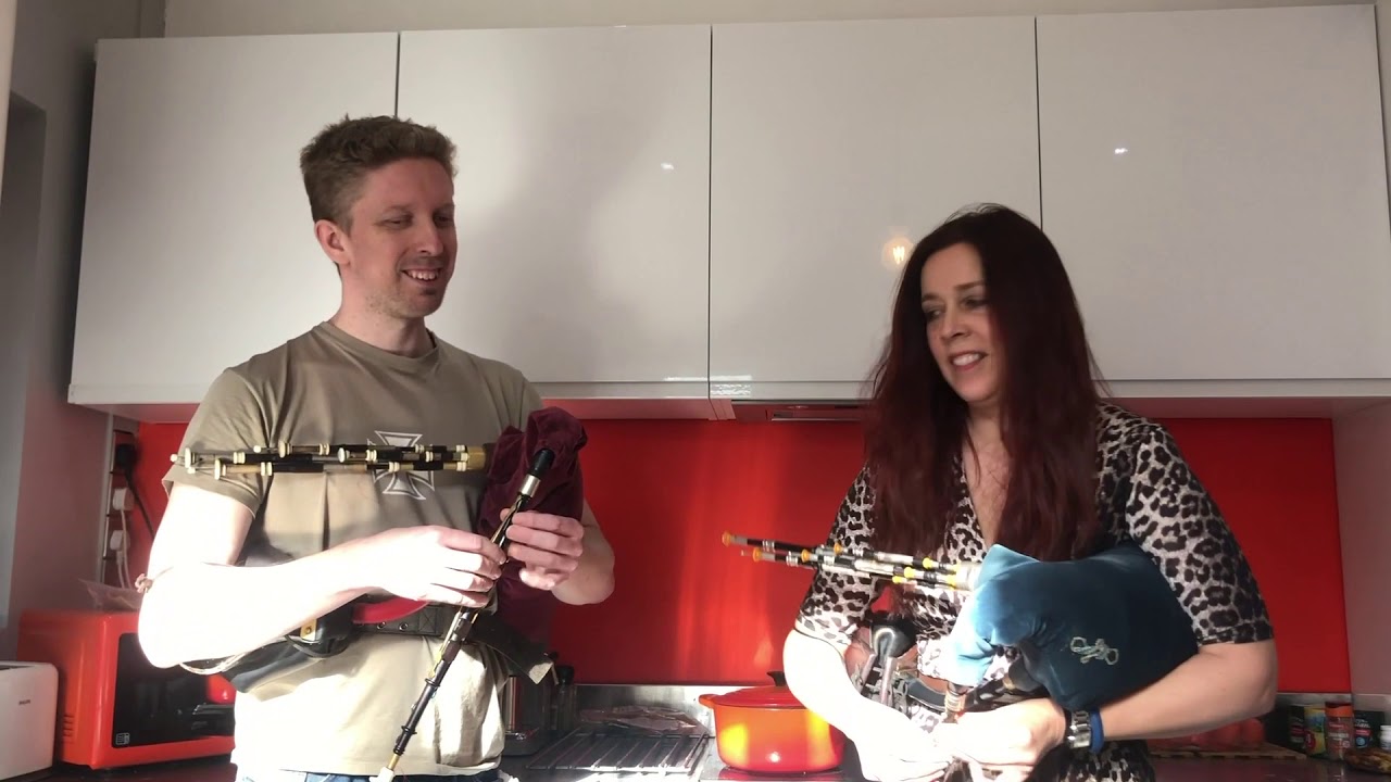 Northumbrian pipes duet. Kathryn Tickell & Andy May