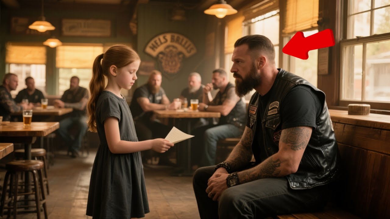 A Biker With Total Memory Loss Stared at a Little Girl — Until She Handed Him Their Photo