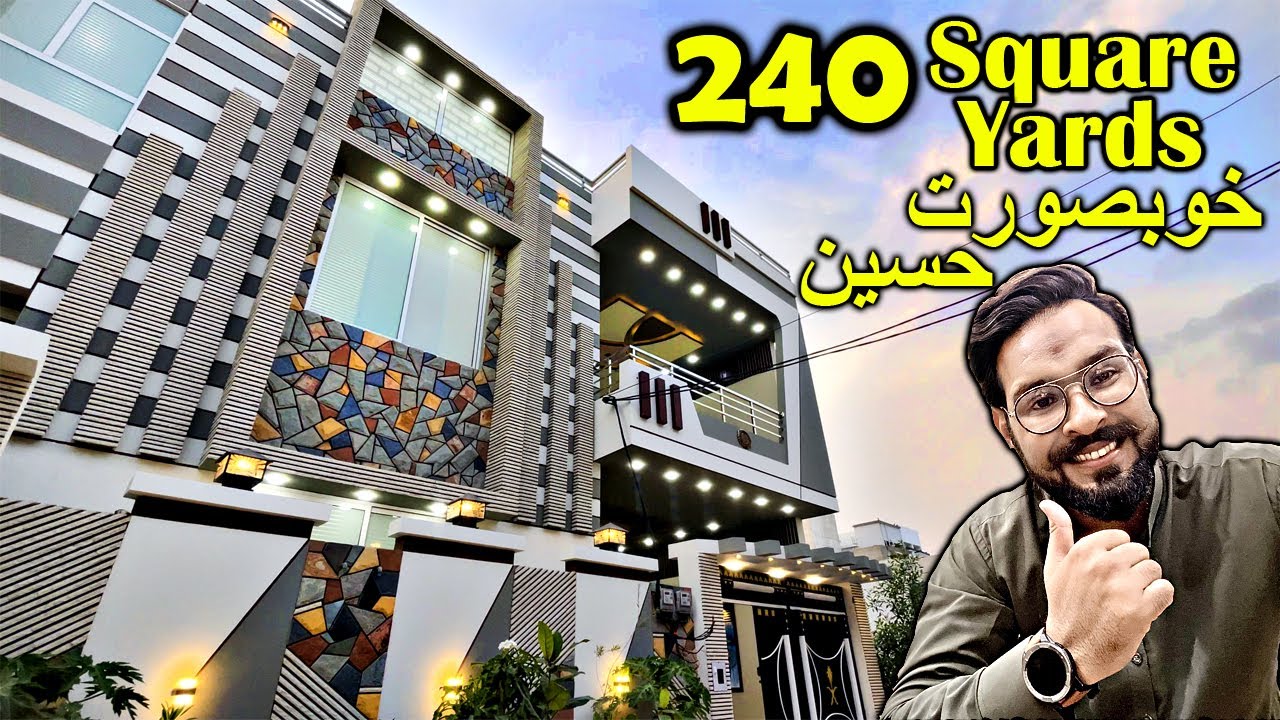 🏡 Stunning 240 Sq Yard House Tour in Karachi | Luxury House For Sale in Capital Society, Scheme 33