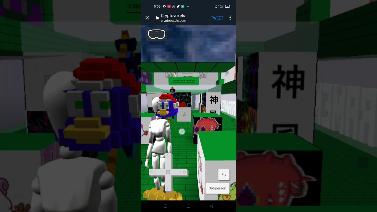 Cryptovoxels Gallery Exhibition - Metaverse