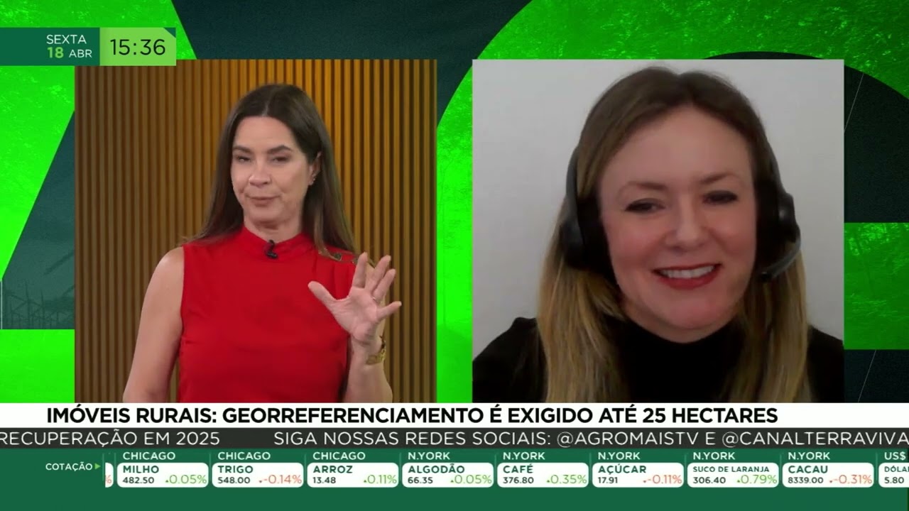 Imóveis rurais: georreferenciamento é exigido até 25 hectares