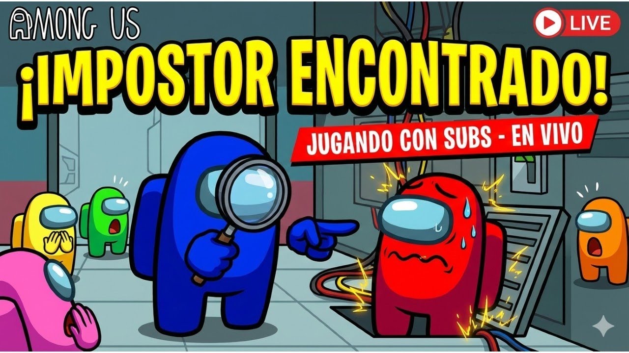 ¡TE VI EN LA VENTILA! 😱 Modo Detective: Among Us con SUBS