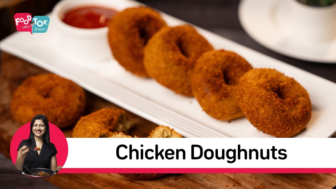 Crispy Chicken Doughnuts | Easy To Make Snack Chicken Doughnuts For Ifthar Party
