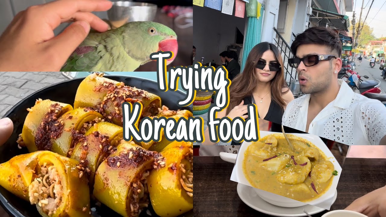Trying korean food in dehradun ❤️