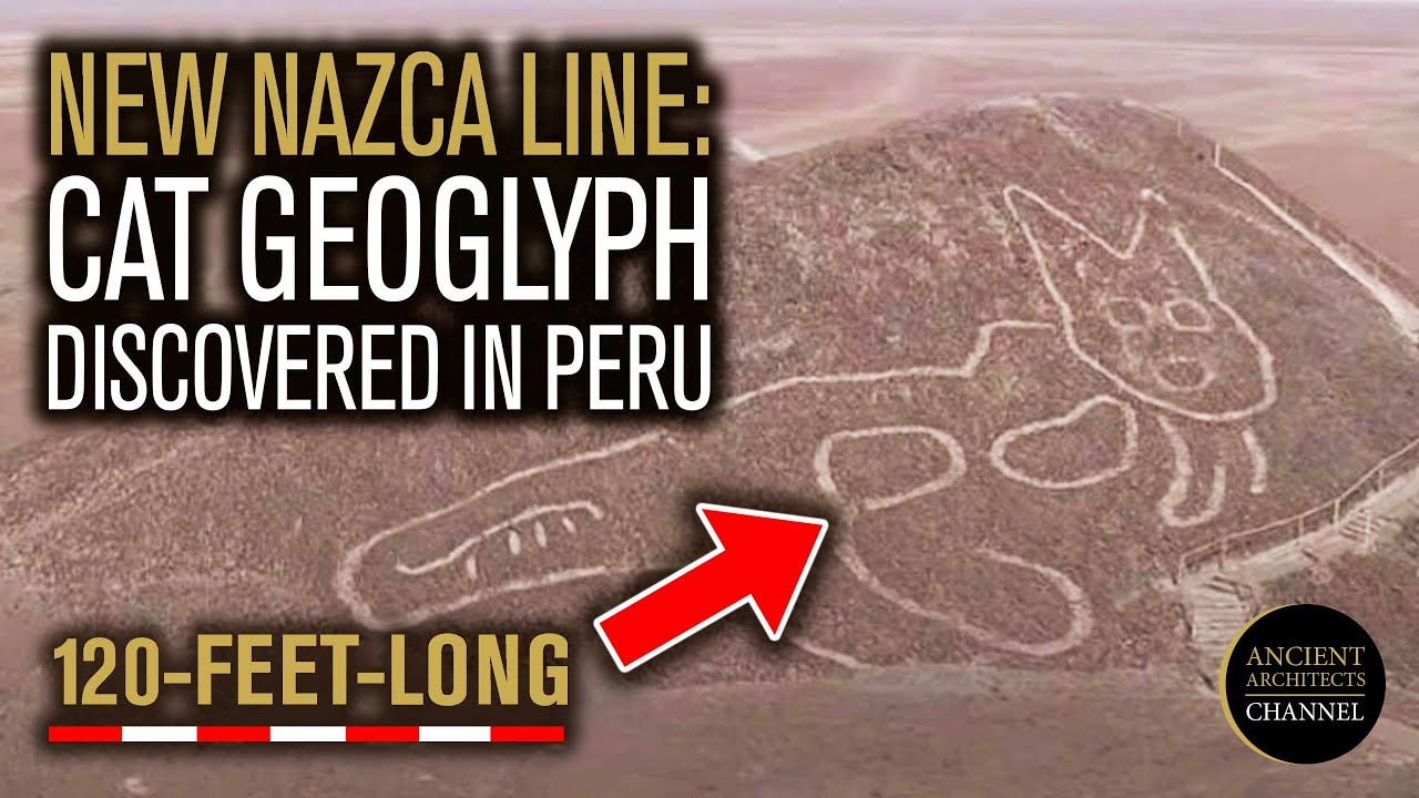 New Nazca Line: 120-foot-Long Cat Geoglyph Discovered | Ancient Architects