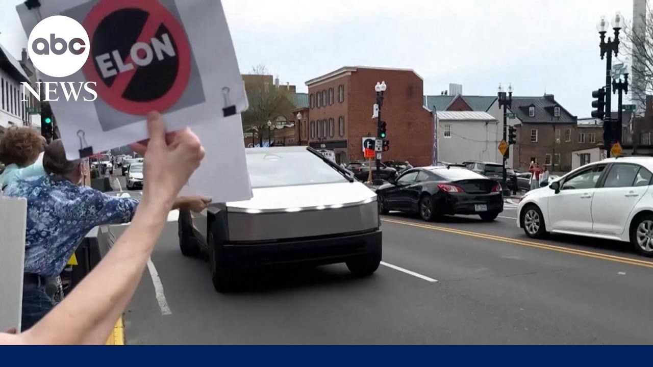 Global protests targeting Tesla