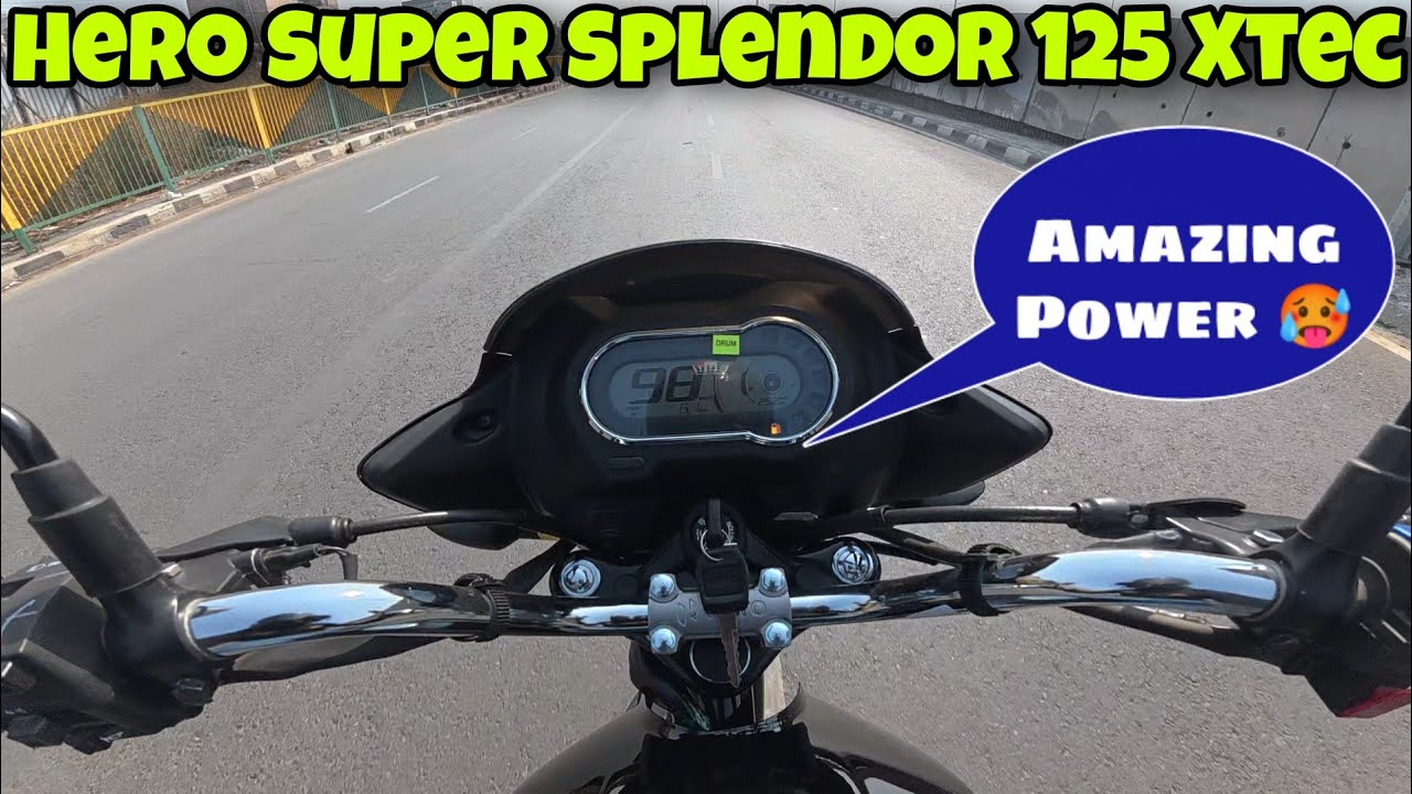 2026 Hero Super Splendor 125 Xtec Detailed Ride Review 🥵 Performance Test Top Speed Mileage Seat