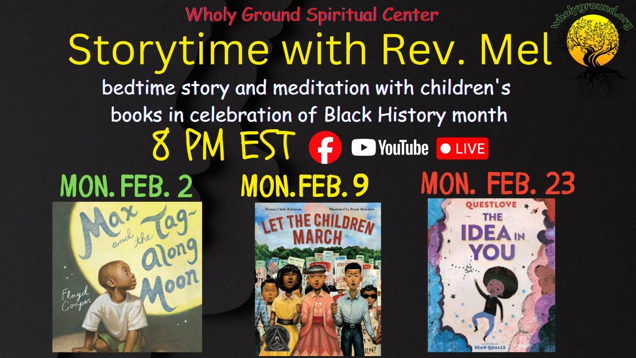 Join us for Storytime with Rev. Mel 📖