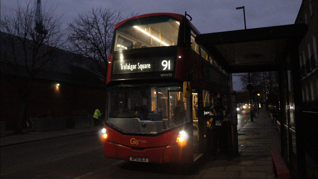 Uncommon + First Day | Go Ahead London Bus Route 91 Eclipse Gemini 3 WHV50