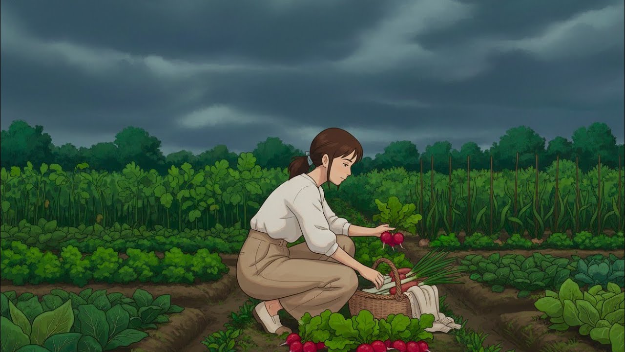 Ghibli-Style Summer Day ASMR | Bus Ride, Seaside Rain, Cooking & Evening Boat | Slow Life Japan