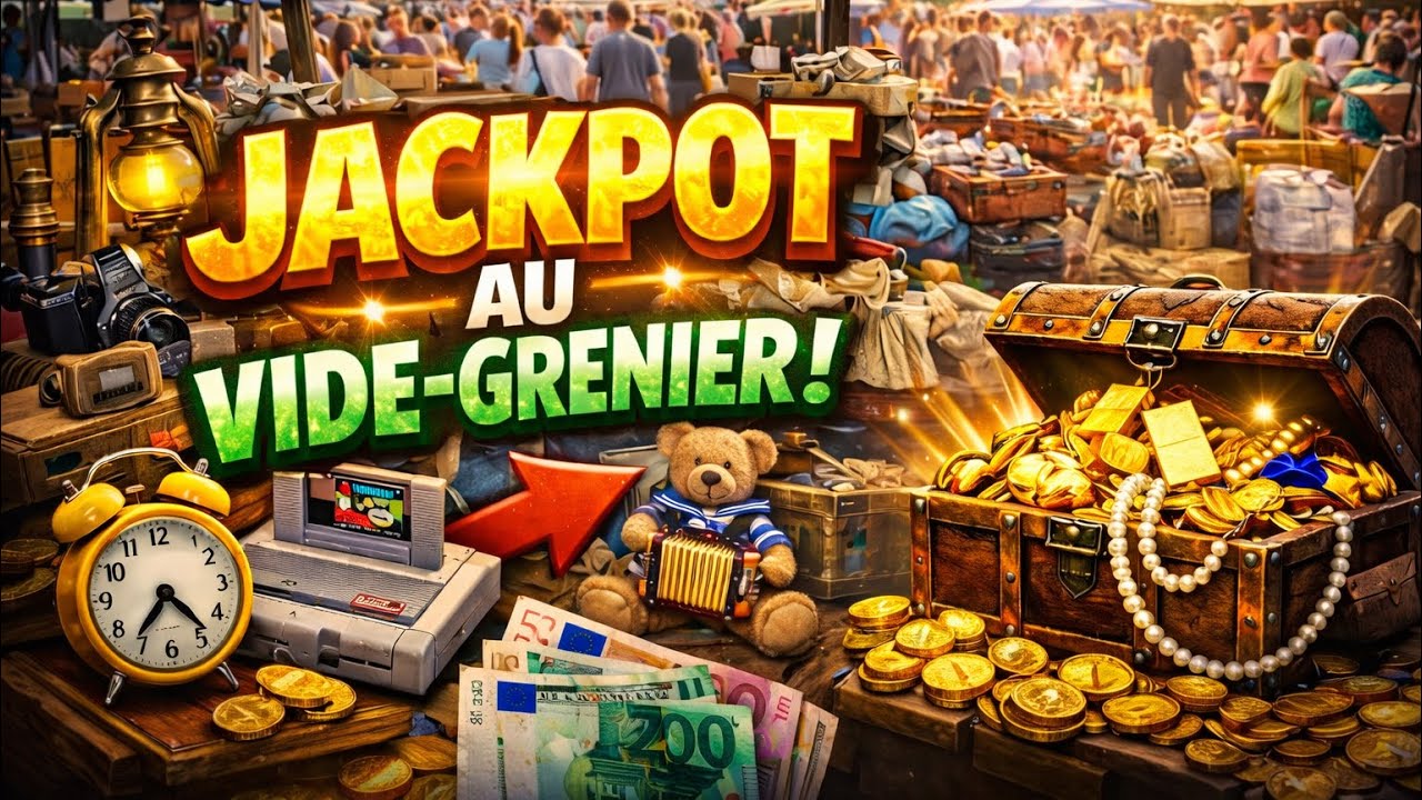 J’ai fait un JACKPOT dans un vide-grenier 😱