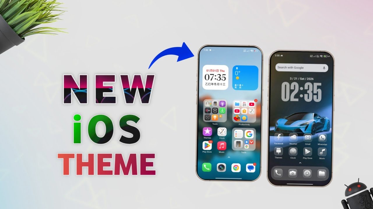 🤩😍 Try This *NEW* iOS Style Theme | HyperOS Theme | best redmi theme